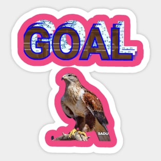 GOAL ART DESIGN. Sticker